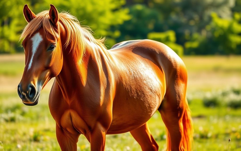 Identifying chestnut horse color features