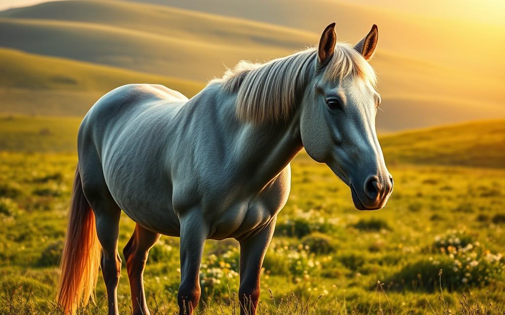 Old Billy, the oldest horse celebrated for his extraordinary age