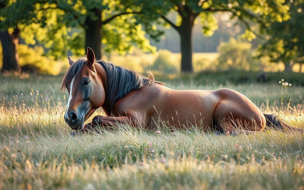 REM sleep in horses