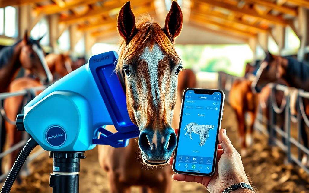 Technology in horse care for tracking horse face markings