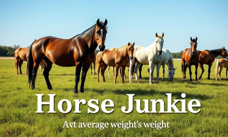 average horse weight