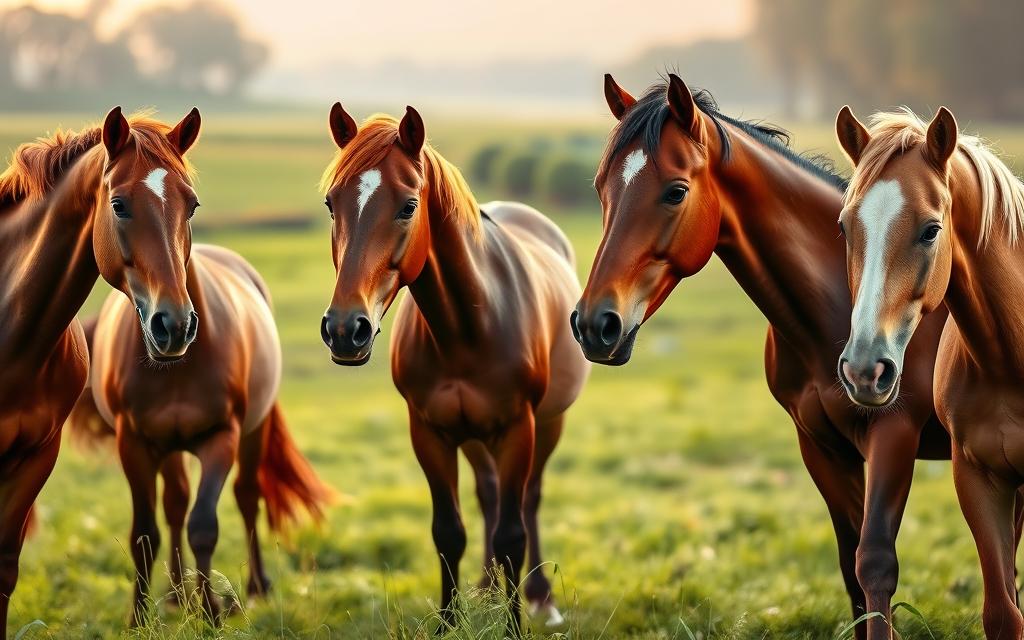 chestnut horse shades