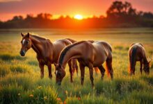 chestnut horses