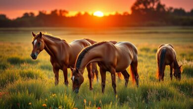 chestnut horses