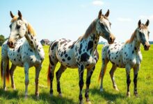 different types of spotted horses