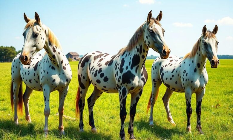 different types of spotted horses