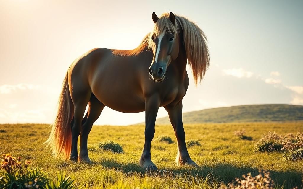 enormous draft horse