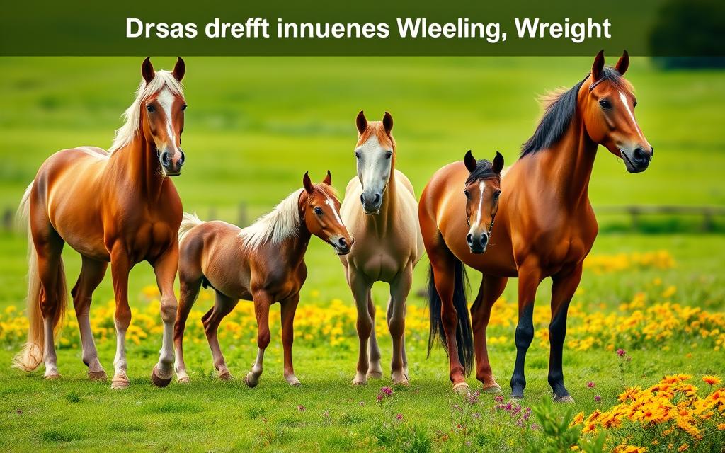 factors influencing horse weight