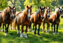 fluffy hooved horse breeds