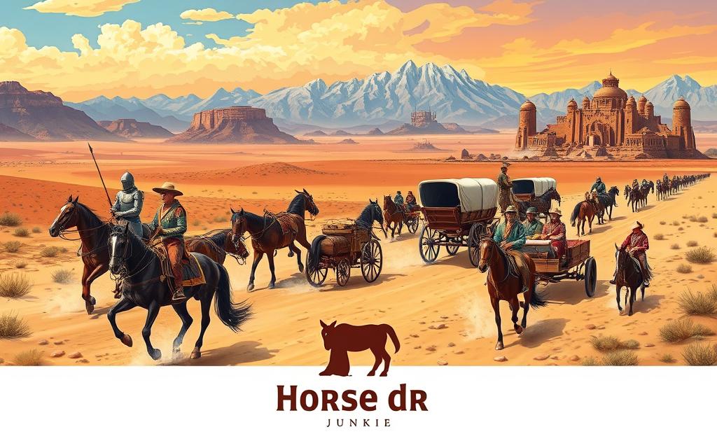 history of horse travel