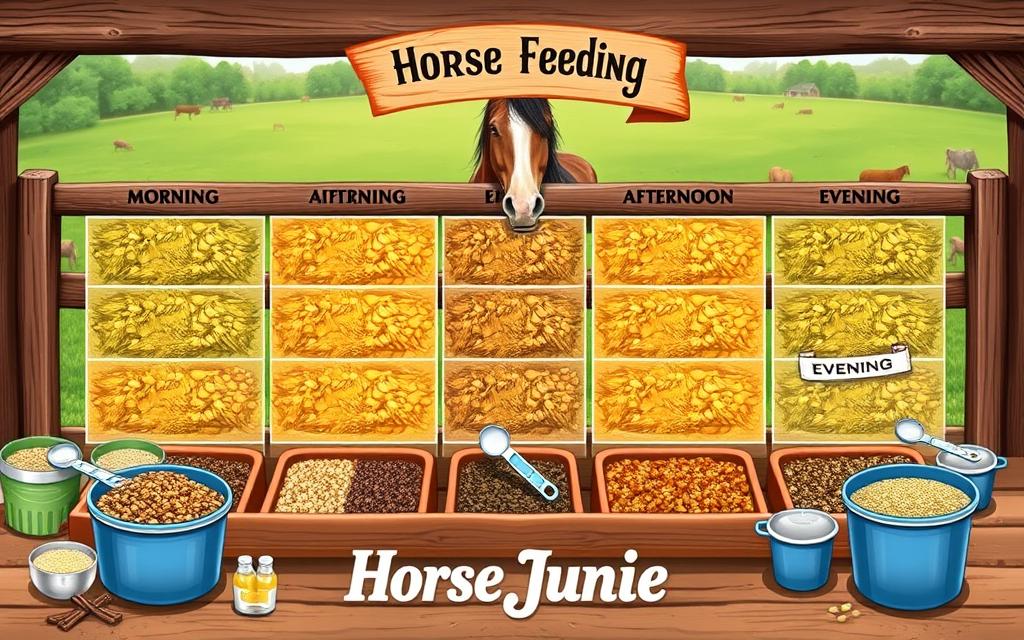 horse feeding schedules