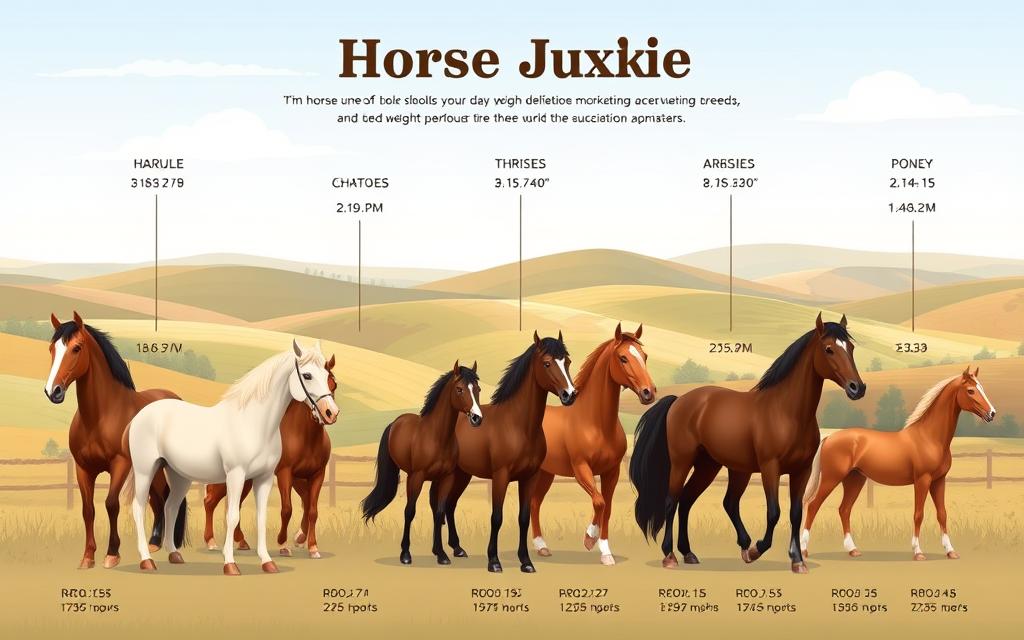 horse weight ranges