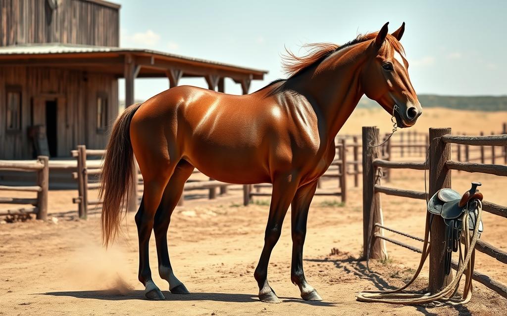 ideal horse breed for cowboys