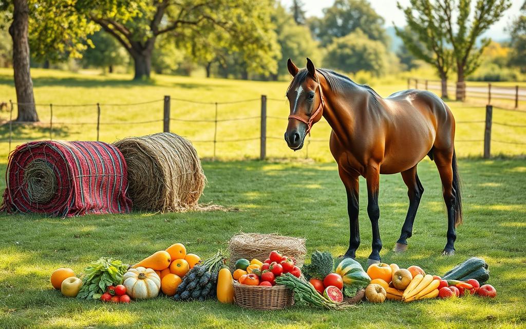 nutrition for maintaining horse weight