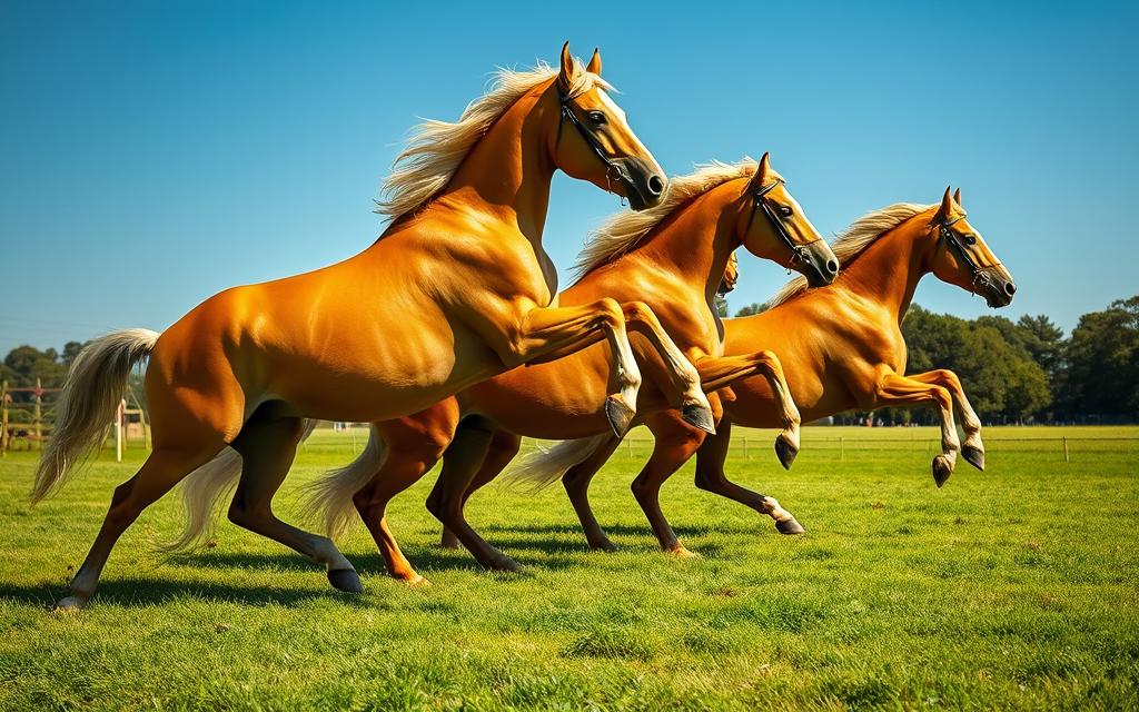 palomino horses in equestrian sports