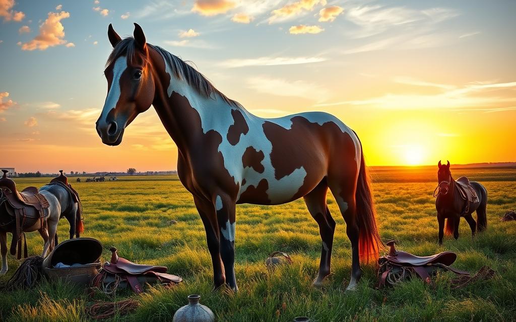 popular horse breed for cowboys