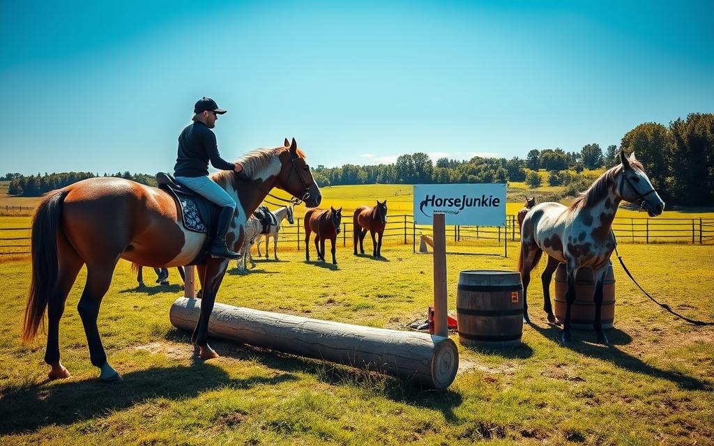 training Knabstrupper horses