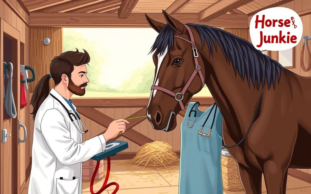 veterinary guidance for horse weight