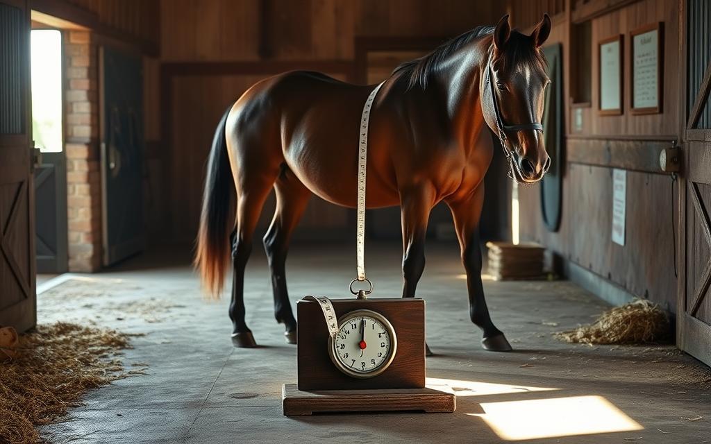 weight tracking for horses