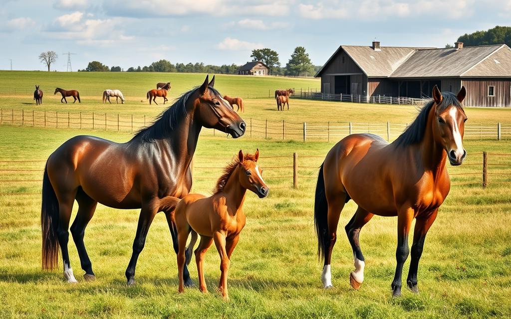 work horse breeding techniques